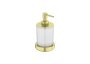 Roca Tempo Over Countertop Soap Dispenser - Brushed Brass