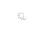 Roca Tempo Toilet Roll Holder with Shelf - Brushed Brass