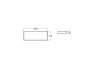 Roca Tempo 300mm Shelf - Brushed Brass