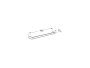 Roca Tempo 450mm Towel Rail - Brushed Brass