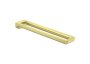 Roca Tempo Double Towel Rail - Brushed Brass