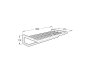 Roca Tempo Towel Rack - Brushed Brass