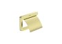 Roca Tempo Toilet Roll Holder with Cover - Brushed Brass