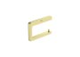 Roca Tempo Toilet Roll Holder without Cover - Brushed Brass