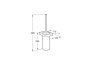 Roca Tempo Wall-Mounted Toilet Brush - Brushed Brass