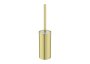 Roca Tempo Floor Standing Toilet Brush Holder - Brushed Brass