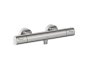 Roca T-500 Wall-Mounted Thermostatic Shower Mixer - Stainless Steel