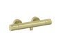 Roca T-500 Wall-Mounted Thermostatic Shower Mixer - Brushed Brass