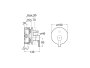 Roca Targa Built-In 2 Way Bath-Shower Mixer - Matt White