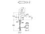 Roca Targa Bidet Mixer with Pop-Up Waste - Chrome