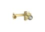 Roca Targa Wall Mounted Basin Mixer - Brushed Brass