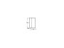 Roca Extra 750 x 350mm Top Shelf Unit with 1 Door - Gloss Grey