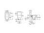 Roca Ona Close-Coupled Rimless Toilet - Matt White