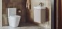 Roca Ona Close-Coupled Rimless Toilet - Matt White