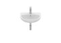 Roca Victoria 450mm Compact 1 Tap Hole Wall-Hung Basin