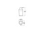 Roca Victoria Over Countertop Soap Dispenser - Matt Black
