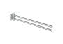 Roca Victoria 400mm Double Swivel Towel Rail - Chrome