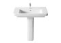 Roca Dama-N 850mm Wall-Hung 1 Tap Hole Basin - White