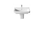 Roca Dama-N 550mm Wall-Hung 1 Tap Hole Basin - White