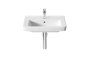 Roca Dama-N Compact 550mm Wall-Hung 1 Tap Hole Basin - White