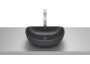 Roca Optica 450mm Arc Countertop Basin - Matt Black