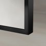 Origins Living Delphine 600 x 900mm Overmantle Arch Mirror - Black