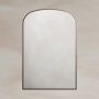 Origins Living Delphine 600 x 900mm Overmantle Arch Mirror - Brushed Bronze