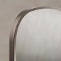 Origins Living Delphine 600 x 900mm Overmantle Arch Mirror - Brushed Bronze