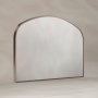 Origins Living Delphine 1200 x 700mm Overmantle Arch Mirror - Brushed Bronze