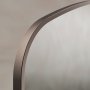 Origins Living Delphine 1200 x 700mm Overmantle Arch Mirror - Brushed Bronze