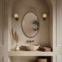 Origins Living Delphine 550 x 800mm Oval Mirror - Brushed Brass
