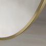 Origins Living Delphine 550 x 800mm Oval Mirror - Brushed Brass