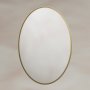 Origins Living Delphine 550 x 800mm Oval Mirror - Brushed Brass