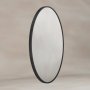 Origins Living Delphine 550 x 800mm Oval Mirror - Black