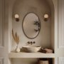 Origins Living Delphine 550 x 800mm Oval Mirror - Brushed Bronze
