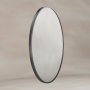 Origins Living Delphine 550 x 800mm Oval Mirror - Gunmetal