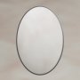 Origins Living Delphine 550 x 800mm Oval Mirror - Gunmetal