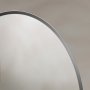 Origins Living Delphine 550 x 800mm Oval Mirror - Gunmetal
