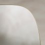 Origins Living Oslo 450 x 800mm Barrel Mirror - Brushed Brass