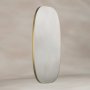 Origins Living Oslo 450 x 800mm Barrel Mirror - Brushed Brass
