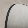 Origins Living Oslo 450 x 800mm Barrel Mirror - Black