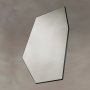 Origins Living Oslo 550 x 800mm Irregular Hexagon Mirror - Black