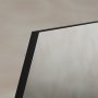 Origins Living Oslo 550 x 800mm Irregular Hexagon Mirror - Black
