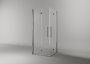 Novellini Young 2AS Corner Entry Bi-Fold Shower Enclosure