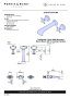 Perrin & Rowe Traditional Three-Hole Wall-Mounted Basin Mixer (Crosstop Handles) - Pewter