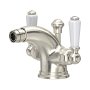 Perrin & Rowe Traditional Monobloc Bidet Mixer (Lever Handles) - Pewter