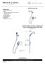 Perrin & Rowe Traditional Riser Diverter, Handshower, Hose, Sliding Bracket and Wall Stay - English Bronze