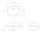 Silverdale Victorian 480mm Undermount Basin - White
