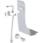 Geberit Conventional Water Supply Connection Set for AquaClean Mera - Gloss Chrome