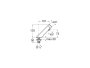 Roca Avant Self-Closing Basin Pillar Tap with Push Button